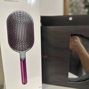 Hair bundle DysonPaddle Brush with Purple Handle